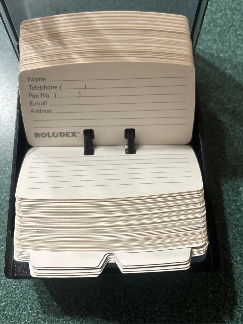 Vintage Rolodex S300C Name Phone Address Book ~ Great Condition!